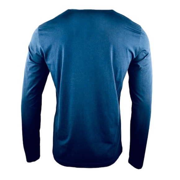 VERSACE JEANS Tiger Print 65 SilverFoil Long Sleeve Shirt for Men - Picture 3 of 8